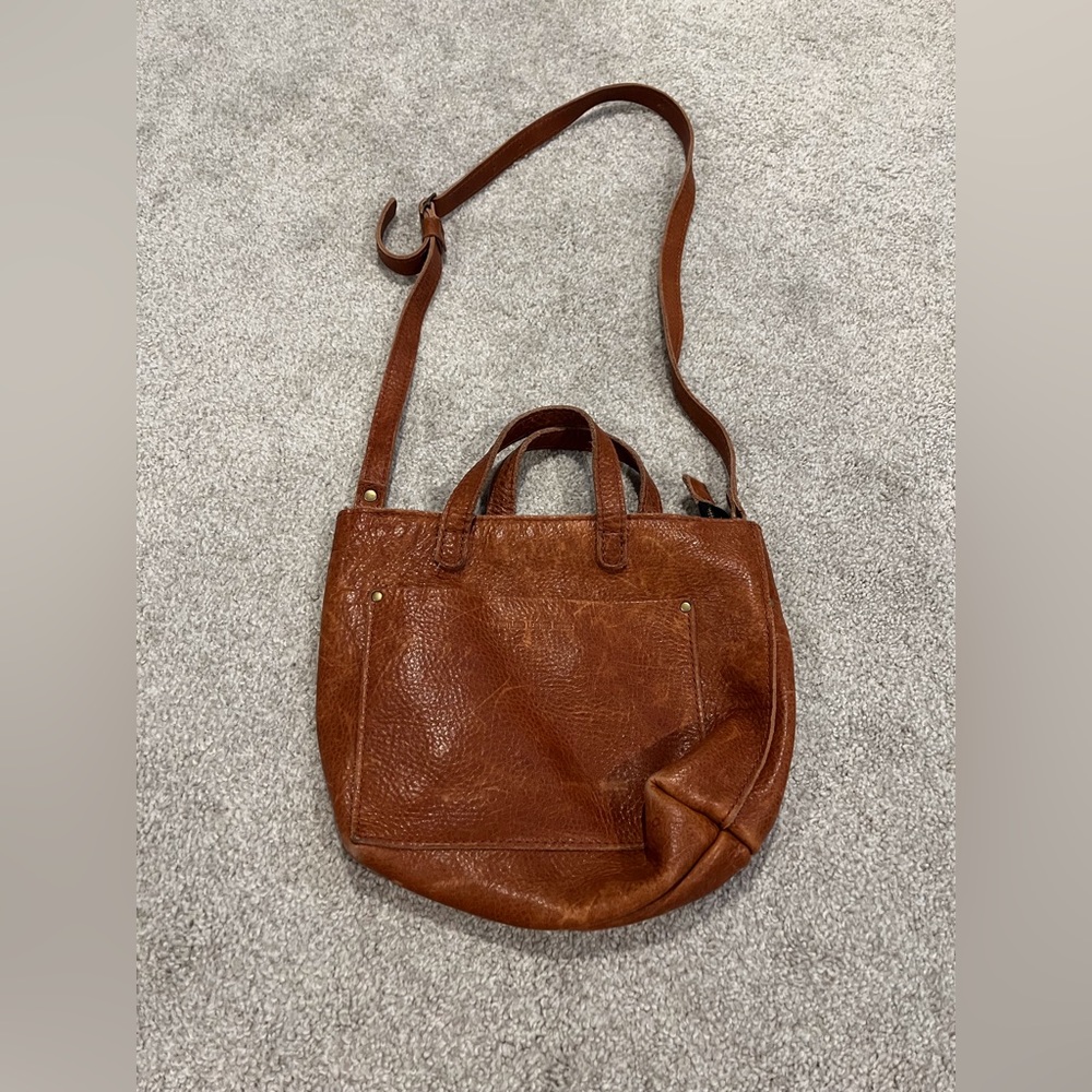 Portland Leather Brown Crossbody Bag
